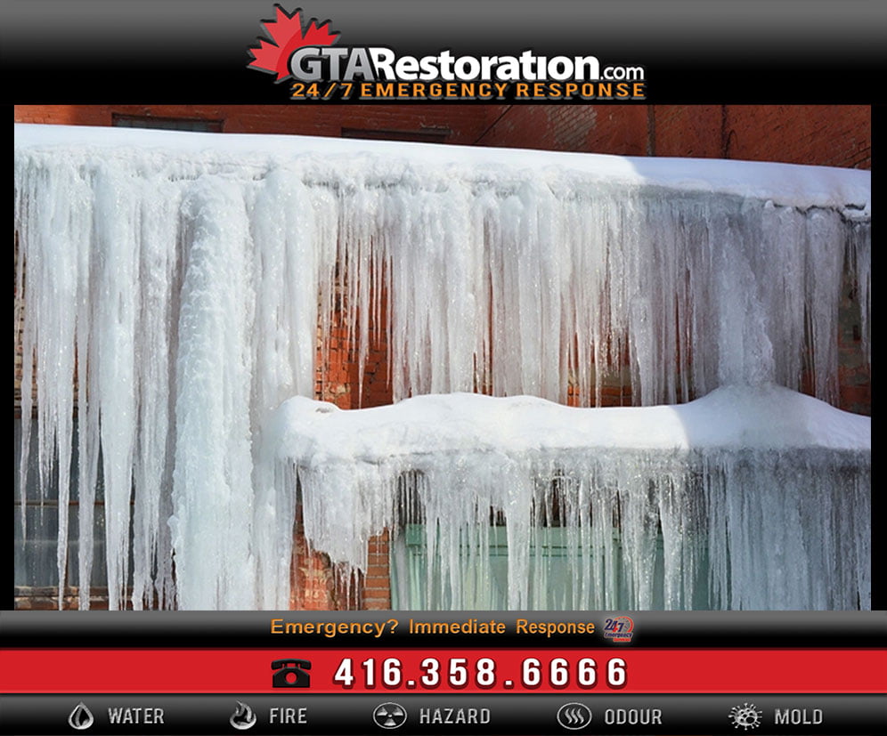 How to Restore Property Damage from an Ice Dam?