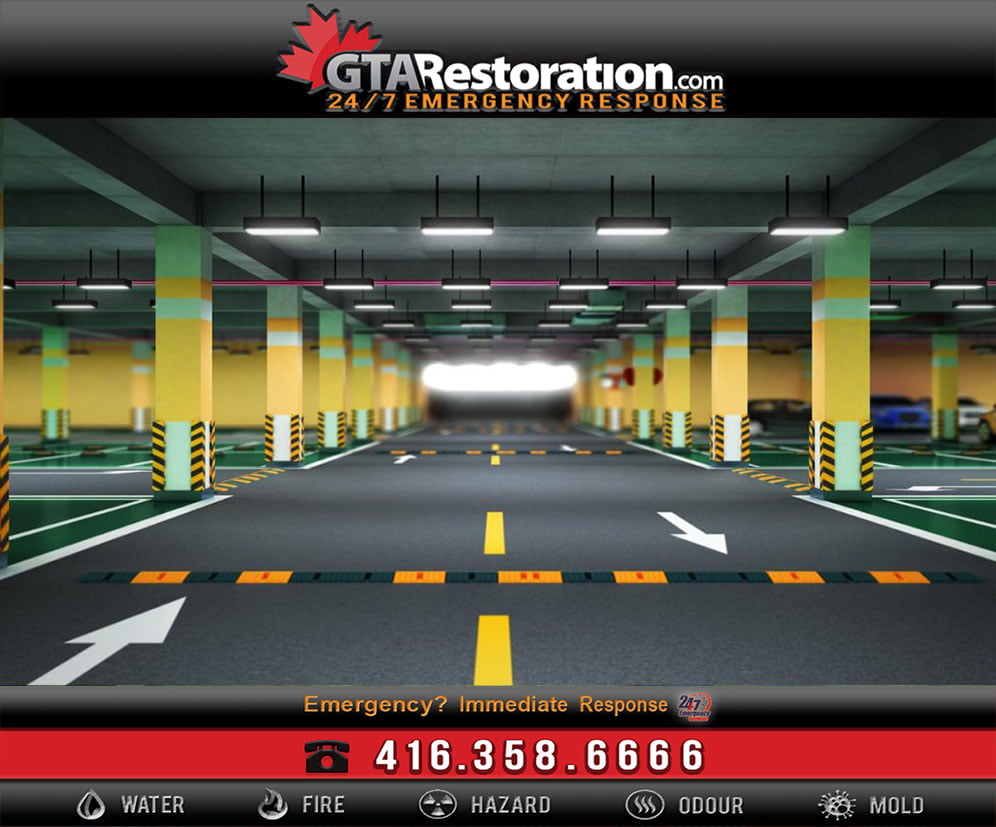 Commercial Parking Garage Cleaning